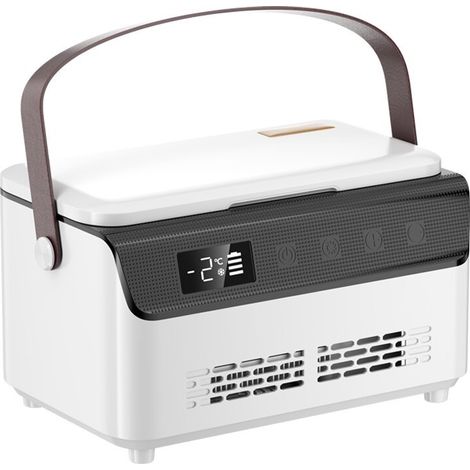 Glacière à insuline, mini médicaments, réfrigérateur portable, contrôle intelligent de la température, écran LCD, sac isotherme médical pour voiture, voyage, avec 1piles
