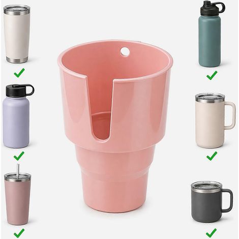 Extension de porte-gobelet de voiture pour bouteilles de 950 à 1200 ml, adaptateur à fente en forme de U, porte-boisson anti-oscillation pour gobelets et tasses de voyage (1/5)