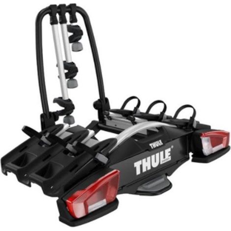 Porte-vélos Velocompact 3 vélos – Capacité 46 kg – Accès coffre avec vélos chargés – Compatible VTT et électriques – Thule (1/4)