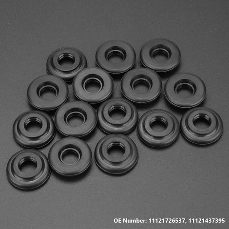 Joint de Cache de Culbuteurs pour BMW E46 E39 E60 E65 E66 E53 E83, Kit d'Étanchéité en Caoutchouc, Réf. 11121726537, 6 Pièces (1/5)