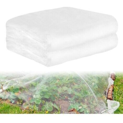BUNTHAUS Filet Anti Insecte 3m x 10m Filets pour Jardin à Mailles Fines Filet Moustiquaire Découpable Moustiquaire en Rouleau pour Jardin Balcon Potager Culture (Blanc) (1/5)