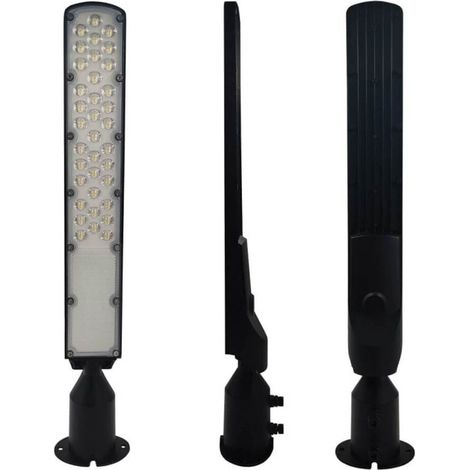 TRADE SHOP - Faro Lampione Stradale Ultra Slim A Led 100 W Inclinabile 90° Luce 6500k Ip65 Ra-100w - (1/5)