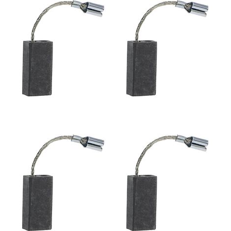 Lot de 2 paires de balais de carbone 5 x 8 x 15 mm avec coupure automatique compatibles avec les taille-haies électriques 600 W GHT GHT600A1 (1/5)