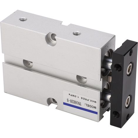 Vérin pneumatique double effet en alliage d'aluminium anticorrosion TN16 0,1-0,9MPa 10-200mm (TN16X20-S) (1/5)