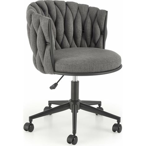 Silla de oficina Houston 1406, Gris, 75x55x60cm, Con ruedas, Mecanismo de la silla: Económico