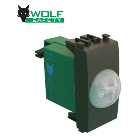 Wolf infrarosso antifurto sensore Jolly 12V compatibile Vimar Arke' nera - W-JM-VK