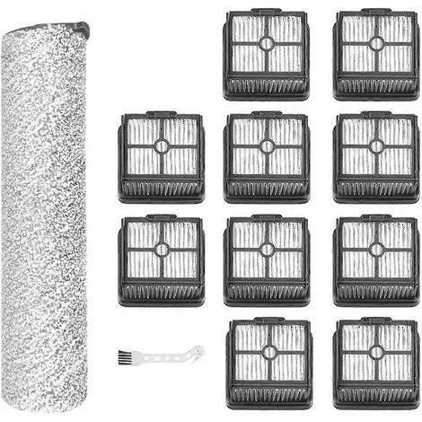 Pièce de rechange pour aspirateur H11 / H11 Max / H12 : brosse rotative et filtre HEPA. (1/5)