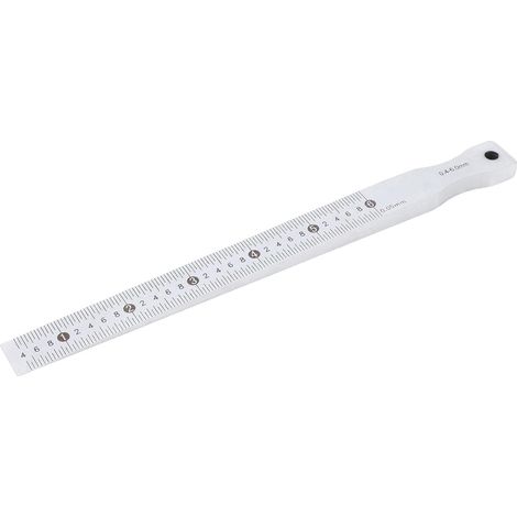 Stainless Steel Tapered Gauge 0.4-6mm Width Measuring Tool (1/5)