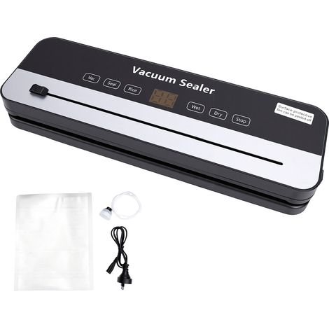Machine de mise sous vide avec aspiration de 85 kPa, panneau de commande LED, double usage (humide et sec), machine de mise sous vide pour la cuisine domestique, prise australienne 100-250 V. (1/5)