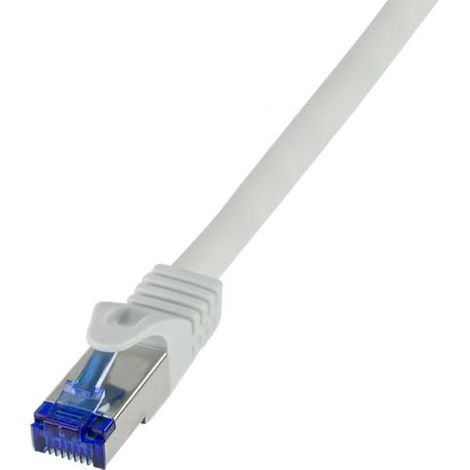 LogiLink  C6A032S RJ45 CAT 6A S/FTP 1.00 m Grigio 1 pz. (1/4)