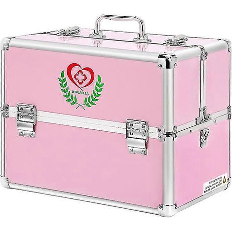 Trousse de premiers secours portable à bandoulière, pliable et à plusieurs compartiments, avec sécurité enfant, pour la maison, les voyages et le travail. (1/5)