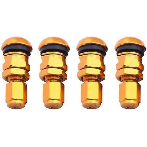 4 pièces en alliage d'aluminium pour noyau de valve de pneu de voiture, adaptateur de valve, pièce de carrosserie (1/5)