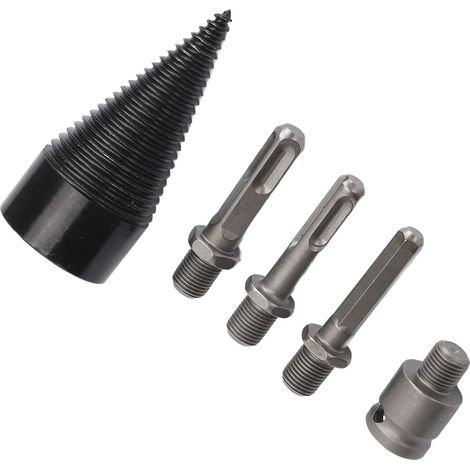 Set mit 5 42-mm-Stahl-Spaltholzbohrern für Spaltholz (1/5)