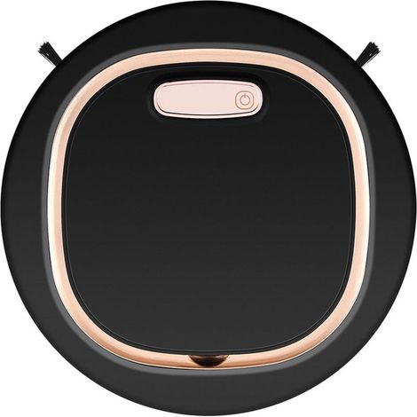 1 Robot aspirateur, 1200 mAh, 60 min d'autonomie, 70 mm d'épaisseur, filtration fine, capteurs anti-chute, pour sols durs et moquettes (1/5)