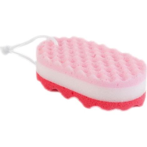 Éponge De Bain De Qualité, Éponge Pour Le Corps Mousse De Frottement, Éponge Ergonomique Douce Pour Le Corps Mousse De Frottement (1/4)