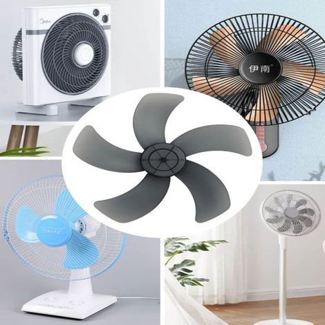 Accessoires universels pour pales de ventilateur, pales à 5 pales pour ventilateurs de table, sur pied et muraux, pales de ventilateur renforcées (1/4)