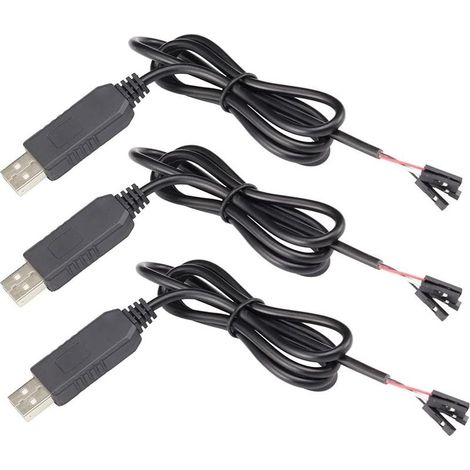 3PCS PL2303HX PL2303 1M convertisseur câble USB to UART TTL RS232 Converter (1/5)