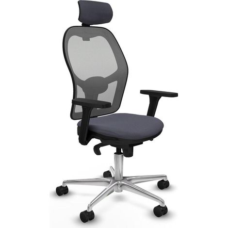 Piqueras et Crespo 3D086N2 Chaise de bureau gris foncé (1/3)