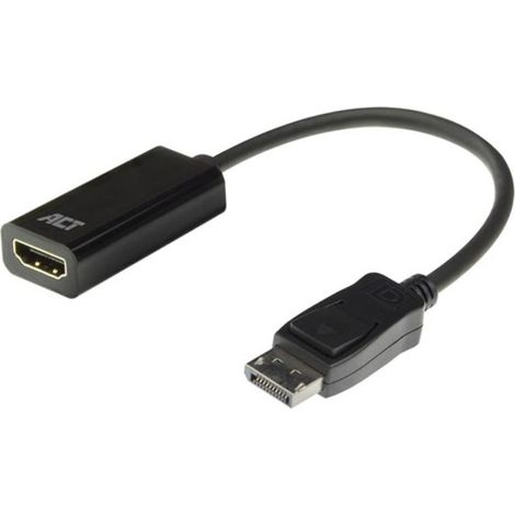 ACT Adapter von DisplayPort-Stecker auf HDMI-Buchse - 4K @ 30 Hz - 0.15 m (1/5)