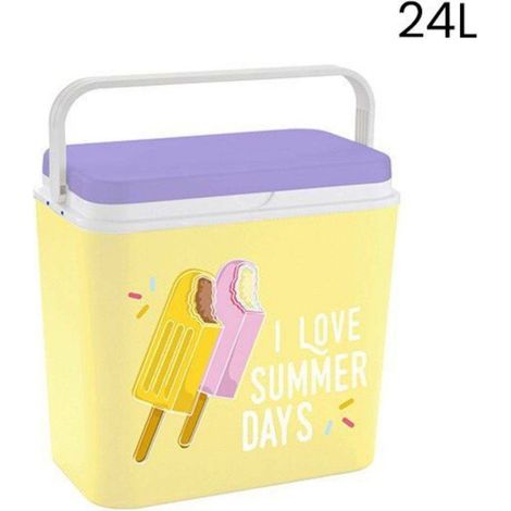 Trade Shop - FRIGO PORTATILE BORSA TERMICA FANTASIA GELATO 24L CHAMPION UND SPIAGGIO -