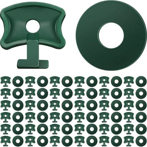 Clips de fixation torsadés pour serre, clips et rondelles de fixation en plastique pour serre, clips d'extension d'angle pour l'isolation de serre, filet d'ombrage en aluminium (1/5)