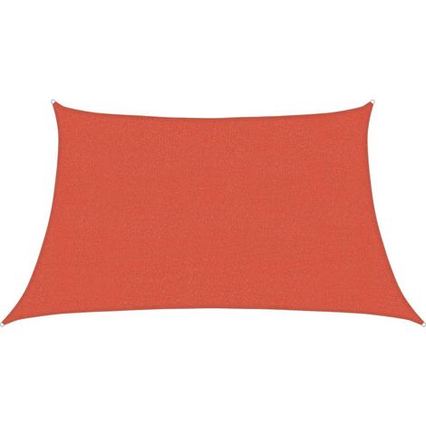 Maison Exclusive - Sonnensegel 160 g/m² Terrakottarot 3/4x2 m HDP