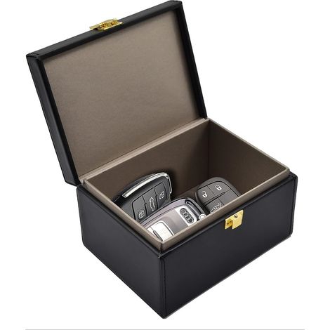 Faraday-Box für Schlüssel, RFID-Signalschutzbox, Faraday-Box für Autoschlüssel (bietet Platz für 5 bis 8 Schlüssel). (1/5)