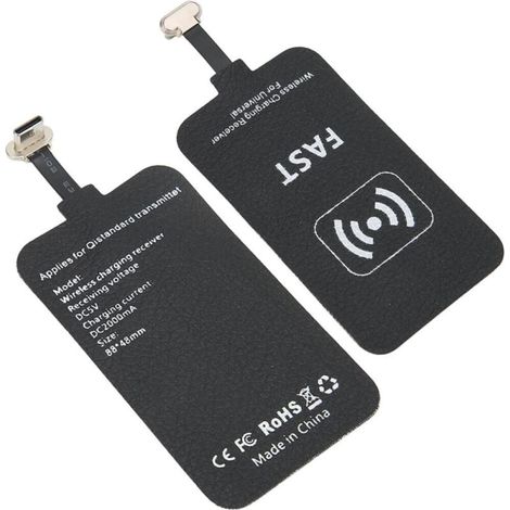 Wireless Charger,USB c 2000ma wireles 10W Fast Charging Receiver Type C Interface Charger Receiver Chip for Mobile Phones