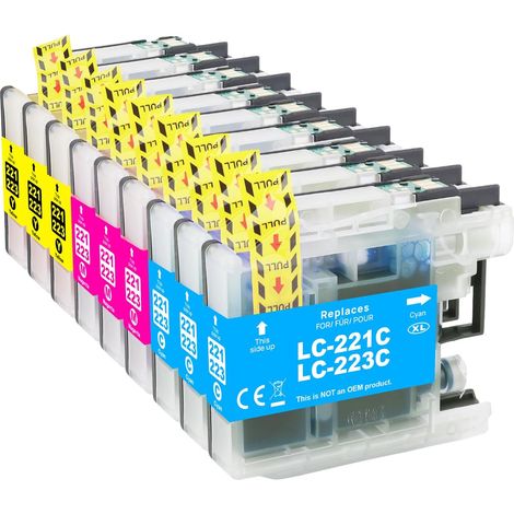 Cartouches d'encre LC223XL Couleur compatibles avec Les Cartouches Brother LC223 LC221 pour Brother MFC J5320DW J4420DW J4620DW J480DW J5720DW J680DW J880DW J4625DW DCP J562DW 4120DW (1/5)