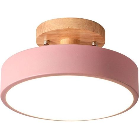 Plafonnier LED Moderne Style Nordique en Bois pour Cuisine Salon Chambre Salle à Manger (1/4)