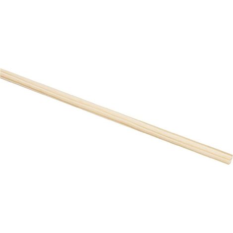 Nölle Holzbesenstiel 24 mm 160 cm, Rundkopf (1/3)