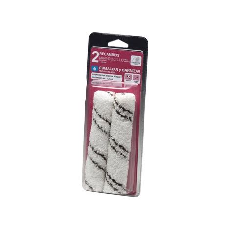2 RECAMBIOS MINI RODILLO MICROFIBRA