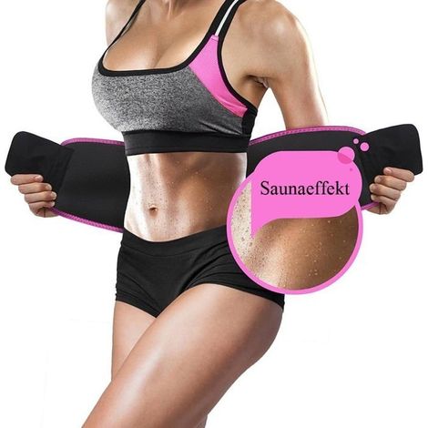 Ceinture abdominale Keven Fitness Belt, femme - homme, ceinture amincissante en néoprène pour la transpiration (115 x 22 cm) (1/5)