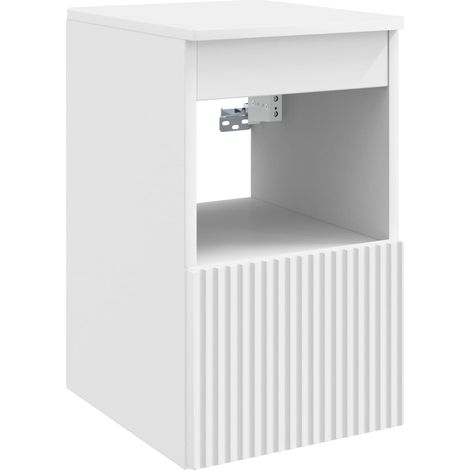 vidaXL Mobile da Bagno Bianco 30 x 35 x 50 cm Legno