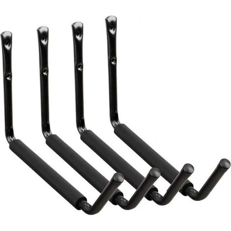 Filiyano – support mural pour outils – Crochets de rangement robustes pour garage, support mural pour outils d'intérieur pour kayak et canoë (paquet (1/5)