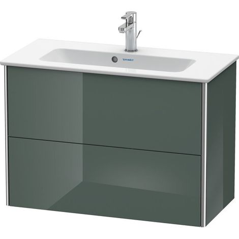 Meuble sous-vasque Duravit XSQUARE COMPACT 560x810x388mm Gris Doloaveci brillant (1/3)