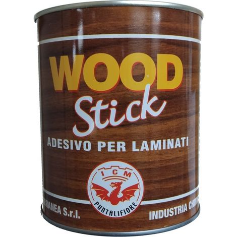 Wood stick da 0,850 lt colla a contatto ideale per laminati, metallo, legno