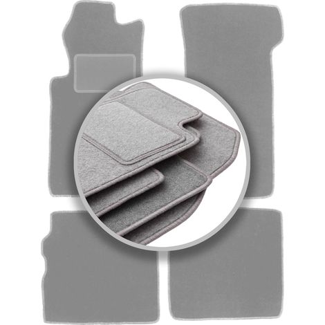 Alfombrillas grises para Mercedes SL R107 delanteras largas (1971-1989) (1/5)