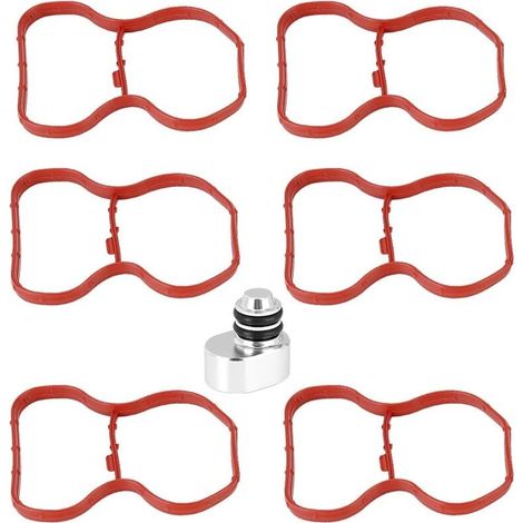 Kit de suppression,Akozon Bouchon de frein en caoutchouc Joint Admission + Bouchon Clapet pour N57 N57S E9 E91 E92 E93 F7 F1 F11 (1/5)