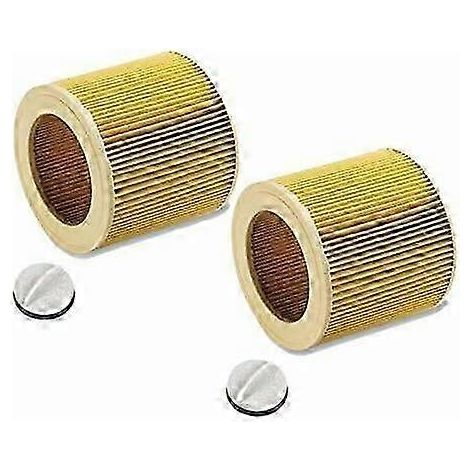 Cartouche filtrante pour Karcher WD2, WD3, MV3, etc., référence 6.414-552.0 (lot de 2). (1/4)
