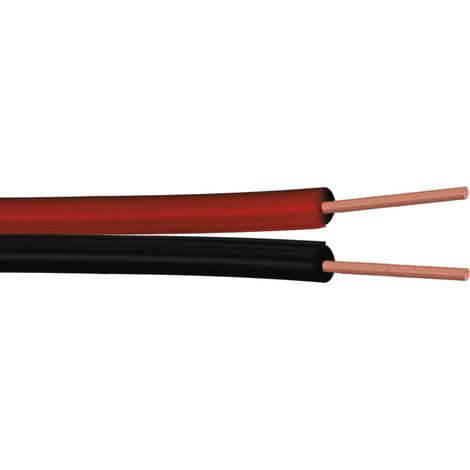 poly pool - 1 m cavo polarizzato 2 x 0,75 mm² rosso / nero