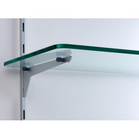 Console droite 2450 - Ligne Square Classic 200 pas de 50 mm - aluminium finition argent satiné longueur 150 mm - SOFADI (1/5)