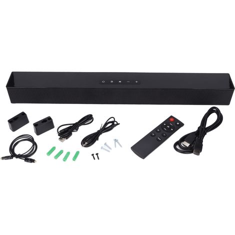 Barre de son BS-18B BT murale avec caisson de basses et enceinte sans fil portable pour bar à domicile (1/5)