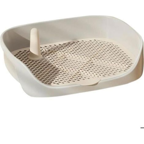 Bac de Toilettes - KZQ - Amovible - Plastique PP - 40x30x11 cm - Beige