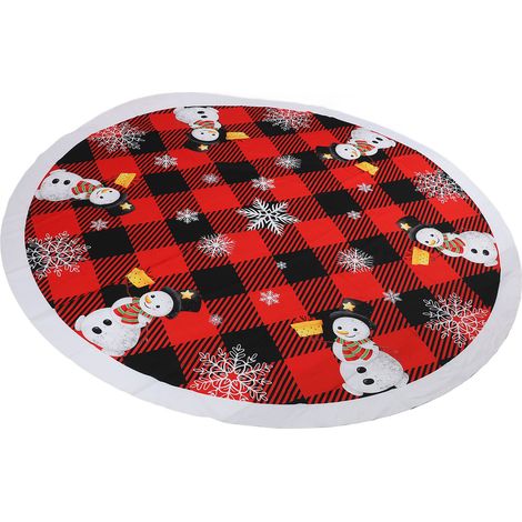 152 cm runde Tischdecke, waschbar, Polyester, Winter-Schneeflocken-Dekorationstischdecke für Feiertagsfeiern YZB(161) (1/5)