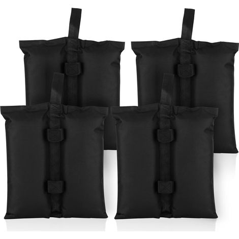 Paquet de 4 Poids de Sable Gazebo, Sacs de Poids de qualité Industrielle, Poids Sacs Heavy Duty Jambes Poids, Sacs de Sable pour Pieds de Tente Pop-up, Parasol, Meubles d'extérieur (1/2)