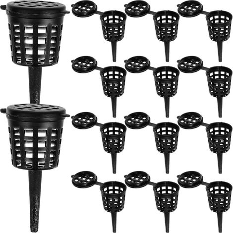 Lot de 50 paniers en plastique pour engrais et culture hydroponique, pots de nutrition pour succulentes, orchidées, bonsaï (1/5)
