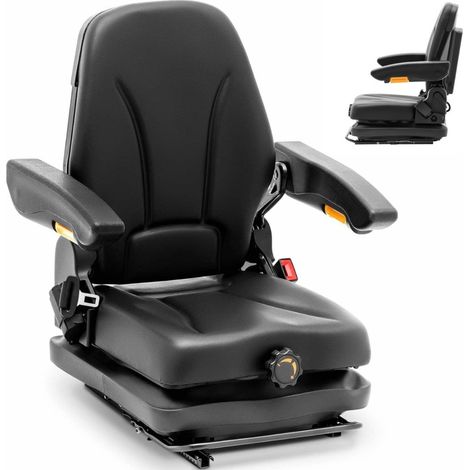 Sillón reclinable con reposabrazos y asiento tipo cinturón de tractor de 42x47 cm. (1/5)