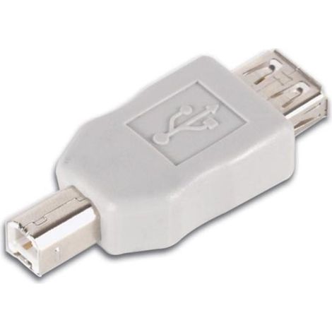 Velleman CW072 A hembra a B macho adaptador USB, multicolor