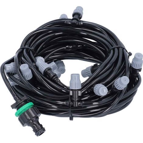 Tuyau D'irrigation - 15 M - 20 Têtes De Pulvérisation - Pour Jardin Serre Agriculture Pelouse Terrasse - Kit Complet (1/5)
